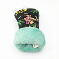 Ensemble de clubs de golf brodés Hula Dance No.1, faits main, portables, en tissu, pour fairway, cadeau promotionnel