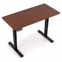 Bureau debout électrique à moteur unique et 2 niveaux, vente en gros, bureau assis-debout inversé, usine OEM, fournisseur de bureaux de bureau réglables