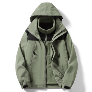 <span class=keywords><strong>North</strong></span> Women's Three-in-One <span class=keywords><strong>Face</strong></span> Desmontable Traje de esquí para exteriores <span class=keywords><strong>Chaqueta</strong></span> de invierno impermeable a prueba de viento Hombres Cremallera informal XL Adultos - Product Image 3