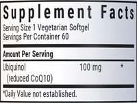 Gélules de Panthénol OEM, Nutrition Cellulaire Active, CoQ10 Ubiquinol 100 mg