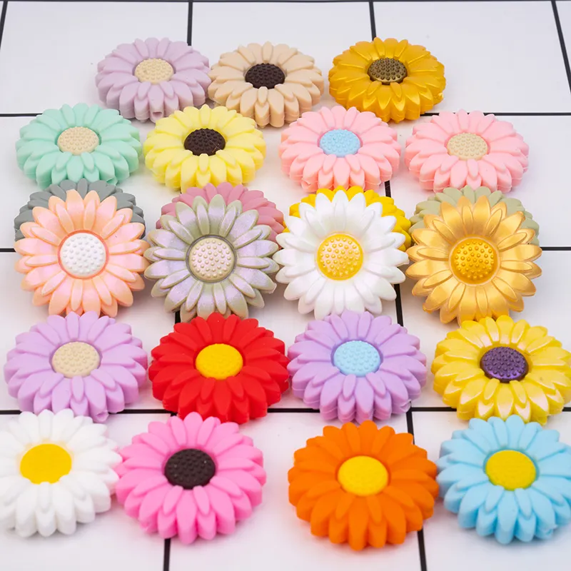 Non Toxic Pacifier Baby Teether New Product Soft Food Flower Like Sold Wholesale Baby Teether Flower