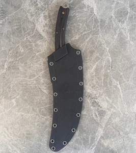 Chine Longquan Cuisine intégrée Motif de plumes forgées Couteau de chasse en acier inoxydable Spécial pour boucher et chef de viande - Product Image 6