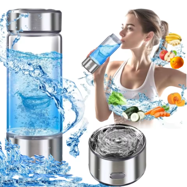 Custom Logo Best Technology Hydrogenated Cup H2 Rich Hydrogen Ion Water Bottle Portable Hydrogen Water Bottle