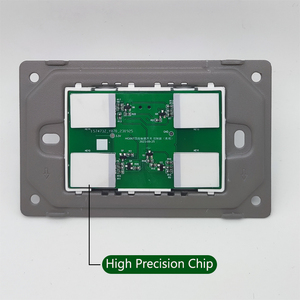 EU chúng tôi 4 gang Glass Bảng điều chỉnh ánh sáng Wifi chuyển tuya chuyển đổi thông minh app điều khiển Tấm kính thông minh tường chuyển đổi - Product Image 5