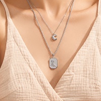 SSeeSY Colliers Pendentifs Géométriques en Acier Inoxydable PVD Or Véritable 18K Étanche Multi-styles pour Femme – Idéal au Quotidien