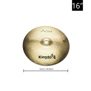 Venta Caliente: Set <span class=keywords><strong>de</strong></span> Platillos Artesanales B20 Serie Artist Bright <span class=keywords><strong>de</strong></span> 14" Hi-Hat/16" Crash/18" Crash/20" Ride (5 Piezas) para <span class=keywords><strong>Música</strong></span> <span class=keywords><strong>Pop</strong></span> - Product Image 3