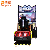 Simulador de Carreras de Autos Futurista con Pantalla HD que Funciona con Monedas, Máquina de Juegos de Conducción para Centros de Juegos Comerciales, Precio de Fábrica