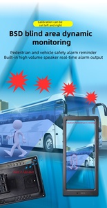 12.3 inch Xe Tải điện hệ thống hiển thị chiếu hậu IPS LCD sao lưu Máy ảnh màn hình điều khiển từ xa chia màn hình chiếu hậu phản ánh - Product Image 6