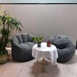 Pumpkin New Style Foldable Corduroy <b>Bean</b> <b>Bag</b> Traditional Design for Photography - Product Image 4