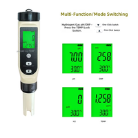 Testeur de pH/ORP numérique portable, type stylo, pour piscine, mesure de l'hydrogène, précision 0,01, avec bouton, OEM