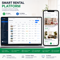 Plataforma de Sistema de Aplicaciones de Alquiler en Línea, Gestión de Inmobiliarias, Búsqueda y Reserva, Solución de Gestión Trasera