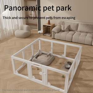 Di alta qualità regolabile in plastica acrilica trasparente per cani recinto per animali domestici per cani - Product Image 6