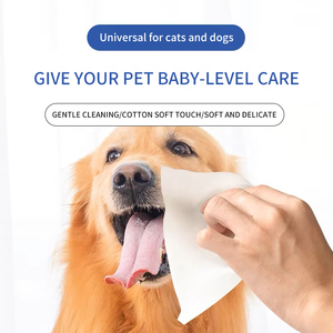 OEM <span class=keywords><strong>pas</strong></span> <span class=keywords><strong>cher</strong></span> doux bonne odeur serviette humide pour animal de compagnie nettoyage chat <span class=keywords><strong>lavable</strong></span> serviette en tissu humide pour chiens pour animal de compagnie pour chiot chien - Product Image 3
