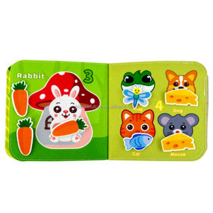 Giocattoli Montessori occupato libro di bordo con il numero di attività di apprendimento per il ragazzo e le ragazze si sentiva libro tranquillo per il bambino - Product Image 5