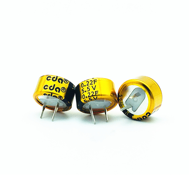Original Super Capacitor 5.5V 0.22F CB5R5224C-ZJP CDA ultra Capacitor C Type Size 13*7*5mm