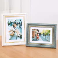 Marco de Fotos Colgante de Pared para Estudio o Boda, Estilo Retro Europeo, Plástico y Hierro, Impresión a 6 Colores, 8 Pulgadas, Venta al Por Mayor