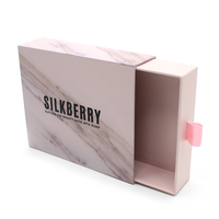 Boîte d'emballage tiroir en carton rigide magnétique personnalisée, vente en gros d'usine, matériaux recyclés, gaufrage pour parfums et cosmétiques de luxe