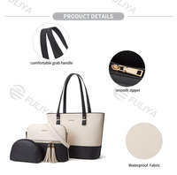 Sac à main pour femme FULIYA, sac à bandoulière tendance, ensemble 3 en 1, sacs à main de luxe portables pour femmes