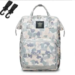 Pur origin Mommy Wickelt asche Rucksack Mutterschaft Baby Taschen USB Multifunktion Wasserdichter Neopren Rucksack Polyester OEM Print