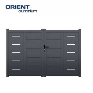 Porte de jardin en aluminium de conception récente, style coulissant, porte principale - Product Image 5