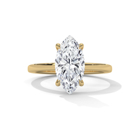 Nouvelle bague de fiançailles pour femme en or jaune 10k 14k, diamant de laboratoire taille ovale vintage personnalisé, halo caché, luxe, mariage