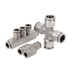 ซายุ 304 ข้อต่อเร็วแบบนิวเมติกสแตนเลสชนิดที 2.5Mpa แรงดันสูง พร้อมซีลยางฟลูออรีน - Product Image 2