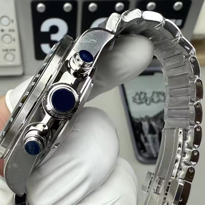 Montre-bracelet mécanique de luxe haut de gamme vintage, multifonctionnelle, avec fonctions sportives, bracelet en acier, calendrier de qualité, aiguille à trois yeux - Product Image 2