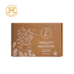 Высококачественная картонная гофрированная упаковочная коробка с индивидуальным логотипом, крафт-бумага, Подарочная плоская бумажная коробка для одежды - Product Image 6