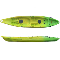Kayak de pêche populaire LLDPE kayak de sport récréatif pour double