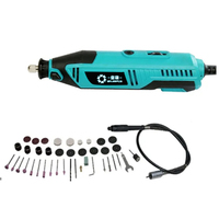 Mini-meuleuse électrique portable haute vitesse 110V/220V avec mandrin de 2,4-3,5 mm et ensemble de 125 accessoires pour usage domestique et industriel