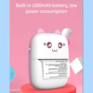 เครื่องพิมพ์พกพาไร้สาย C9 Mini ความละเอียด 200 DPI พิมพ์ภาพความละเอียดสูงแบบความร้อน ขนาดพกพาสะดวก ดีไซน์สีสันสวยงาม ใช้กับสติกเกอร์ได้ - Product Image 3