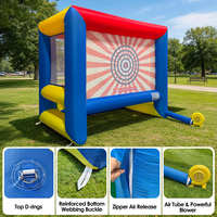 Cible de tir à l'arc gonflable en PVC commercial, jeu de tir à la balle flottante, stand interactif de lancer pour événements extérieurs