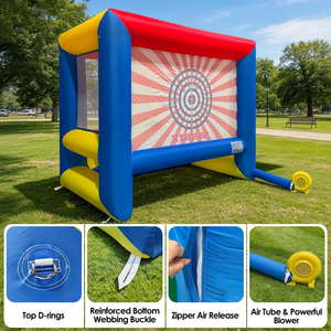 Cible de tir à l'arc gonflable en PVC commercial, jeu de tir à la balle flottante, stand interactif de lancer pour événements extérieurs - Product Image 5