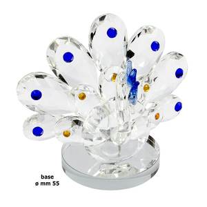 PAPAGALLA IN VETRO Elegante Decorazione in Cristallo e Acchiappasole Senza Confezione - Product Image 2