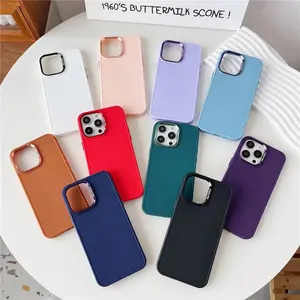 New Popular armor silicone bumper matte hard phone case mobile cases for iphone 15 14 13 12 pro max tpu phone case