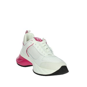 Sneakers basse autunno/inverno/primavera estate sss0027 P020 bianche/fucsia espadrillas leggere in PU morbide illuminate scarpe da passeggio - Product Image 5