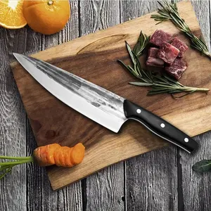 8 inch đầu bếp dao boning slicing butcher dao nhà bếp công cụ nhà bếp cpinkfcrystalteel kim loại tối giản G10 Sản xuất tại Trung Quốc
