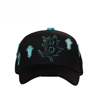 Nueva Llegada Barbas G5 Gorras Estilo Y2K Deportivas con Bordado Metálico, Gorra de Béisbol con Pedrería y Logotipo de Estrella y Cruz 77, ¡Gran Venta!