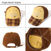 2025 nuevo diseño personalizado gorra de béisbol de alta calidad imagen Vintage Logo 6 paneles gorra Unisex moda Casual bordado Logo papá gorra