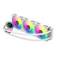 ESGAMING-Kit silencieux de refroidissement à eau pour PC, haute performance, 36cm, PWM, avec affichage intelligent de la température