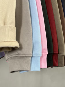 H5480 Guangzhou Vêtements Vendeur Fourniture Lourd 430 Gsm Coton Mélanges Unisexe Sweatshirts Crewneck Sweatshirts - Product Image 4