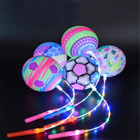 Ballon de fitness lumineux à poignée, ballon de football et de basketball clignotant pour célébrités en ligne, jouet éducatif gonflable pour enfants