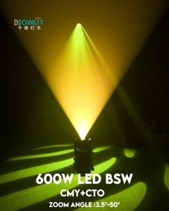 600W ไฟแอลอีดีชนิดจุดเคลื่อนไหว CMY BSW 3-in-1ลำแสง/จุด/ล้างการควบคุม DMX 3.5-50ซูม<span class=keywords><strong>10</strong></span> gobos คงที่สำหรับ - Product Image 3