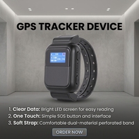 Traceur de poignet GPS MT-430 positionnement en temps réel IP68 étanche alarme d'inviolabilité fréquence cardiaque pour la