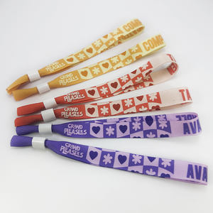 Bracelets personnalisés en polyester par sublimation, imprimés pour festivals et option couple, par <span class=keywords><strong>Totwoo</strong></span> - Product Image 1