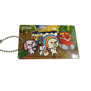 Personalización de alta calidad Patrón de dibujos animados Etiquetas de metal Equipaje Mochila Etiquetas de metal - Product Image 5