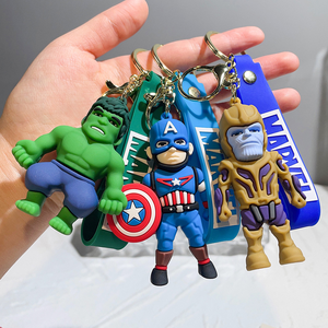 Llavero de la Nueva Generación de <span class=keywords><strong>Marvel</strong></span> Avengers <span class=keywords><strong>Alliance</strong></span>, Figura Creativa de Dibujos Animados para Bolsa o Coche, Llavero de Colección - Product Image 6