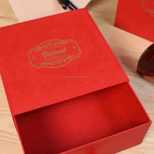 Boîtes à tiroirs haut de gamme personnalisées pour sous-vêtements Boîte à tiroirs rigide de luxe Boîte d'emballage cadeau coulissante - Product Image 1