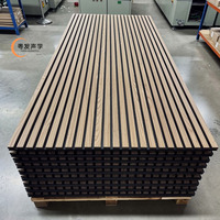 Panneaux muraux acoustiques modernes en MDF avec absorption sonore et réduction du bruit de 80 %, écologiques pour les murs et plafonds intérieurs