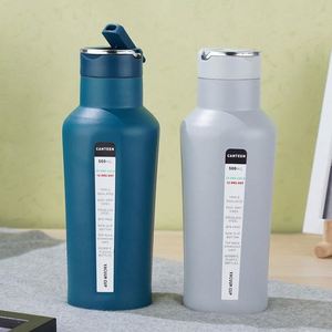 Custom 500/750ml Stainless Steel Vacuum Insulated Tumbler with Lid Powder Coating <b>for</b> Sport Gym Water Bottle - Product Image 3